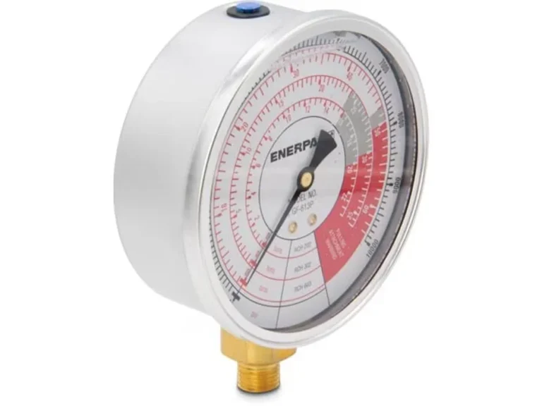 GF813P Hydraulic Force and Pressure Gauge Imperial Scale for use with 20 30 and 60 ton Cylinders6